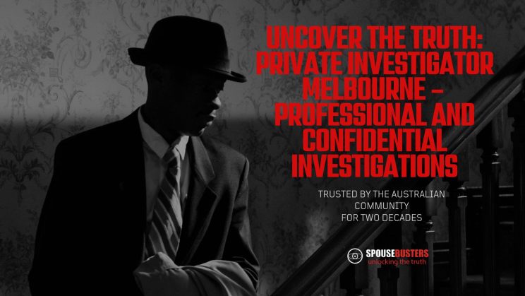 Professional private investigator from Melbourne engaged in confidential investigation work, symbolizing trust and expertise.