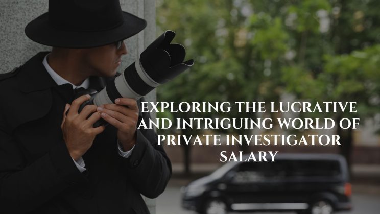Private Investigator Taking Surveillance Photos