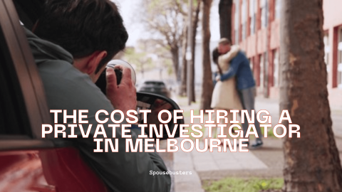 Private investigator discreetly taking photos during a surveillance operation in Melbourne.