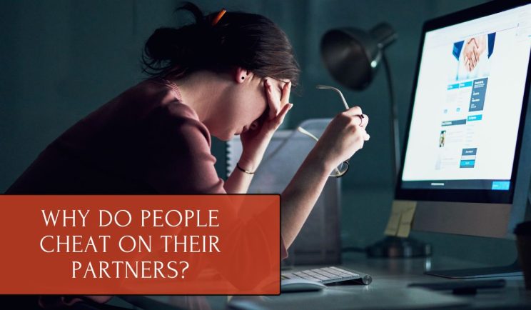 Woman upset after discovering cheating online